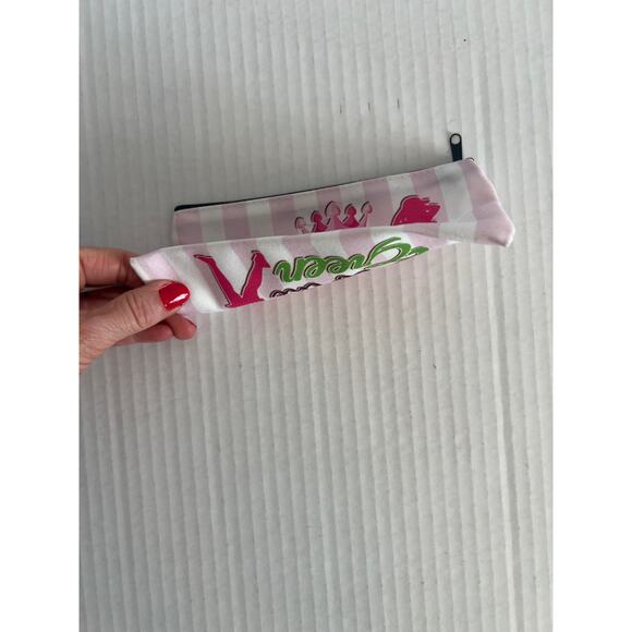 COSMETIC BAG QUEEN OF THE GREEN SMALL BAG WOMENS TRAVEL GOLF BAG - Picture 8 of 8